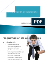 Programacion de Operaciones