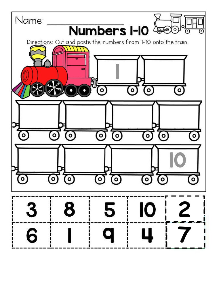 Numbers Train | PDF