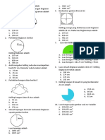 Soal Lingkaran Kls 6