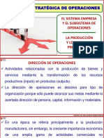 Dirección Estratégica de Operaciones