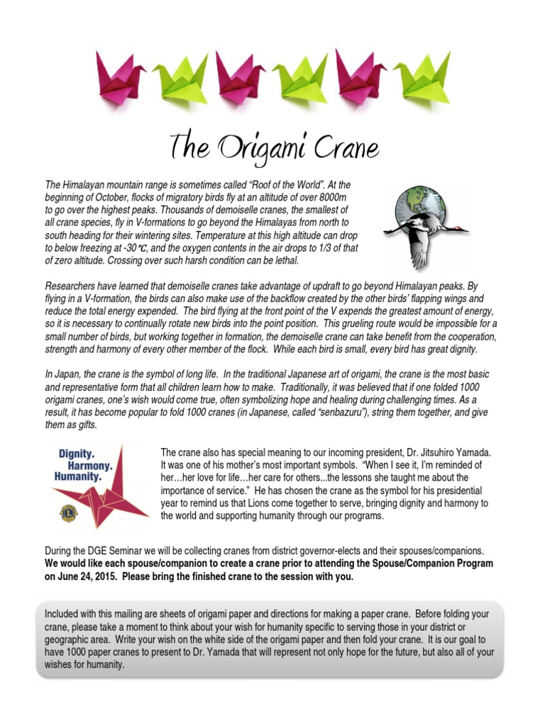 Origami Crane | PDF | Origami | Himalayas