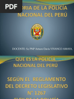 Historia de La Policía Nacional Del Perú