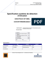 1033 AO88 AUX SCM 001 A02 Spécification Système de Détection D'intrusion