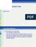 Analysis of Spatial Data: Josef Fürst