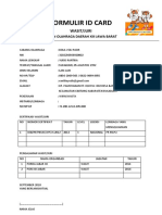 Formulir Id Card - Wasit-Juri