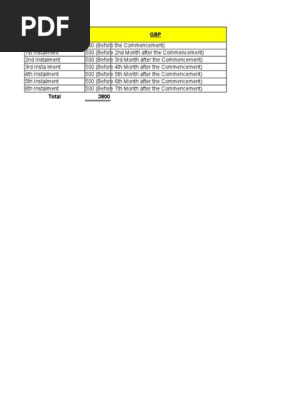 Payment Plan