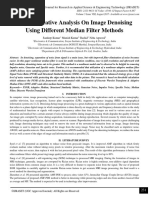  A Comparative Analysis On Image Denoising Using Different Median Filter Methods