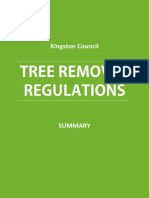 Tree Removal Kingston Council Regulations - Summary