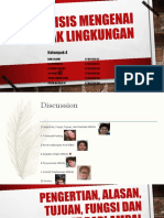 Analisis Mengenai Dampak Lingkungan