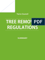 Tree Removal Yarra Council Regulations - Summary