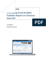 Developing Oracle BI (XML) Publisher Reports in E-Business Suite R12