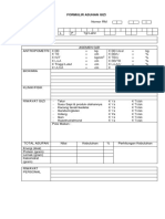 Formulir Asuhan Gizi