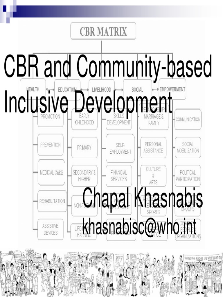 CBID | PDF | Disability | Poverty Reduction