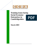 Training Issues For Local Social Enterprises
