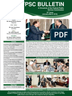 FPSC Bulletin 43rd Issue January-March-2018