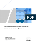 Guía para La Configuración Básica de Servicios TDM - Ethernet en Equipos Huawei Optix RTN 905