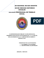 Disfuncionalidad Familiar Listo Resumen PDF