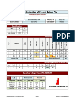 Capacity Evaluation of Precast Driven Pile: Considerations