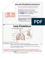 Intrapleral Intrapulmunary Lung Compliance