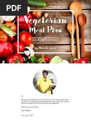 Vegeterian Meal Planner