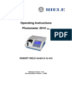 Riele Photometer - User Manual PDF