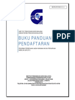 07 Buku Panduan Pendaftaran PPISMP PDF