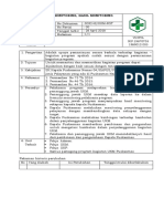 Sop Monitoring, Hasil Monitoring