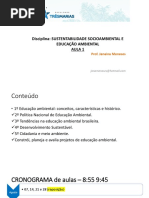 Aula 1 Educação Ambiental