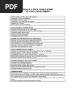 Teste Técnica e Ética Operacional