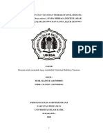 Pengaruh Kerapatan Tanaman Terhadap Jumlah Hasil Produksi Padi (Oryza Sativa L.) Pada Berbagai Sistem Jarak Tanam Dengan Jajar Legowo Dan Tanpa Jajar Legowo