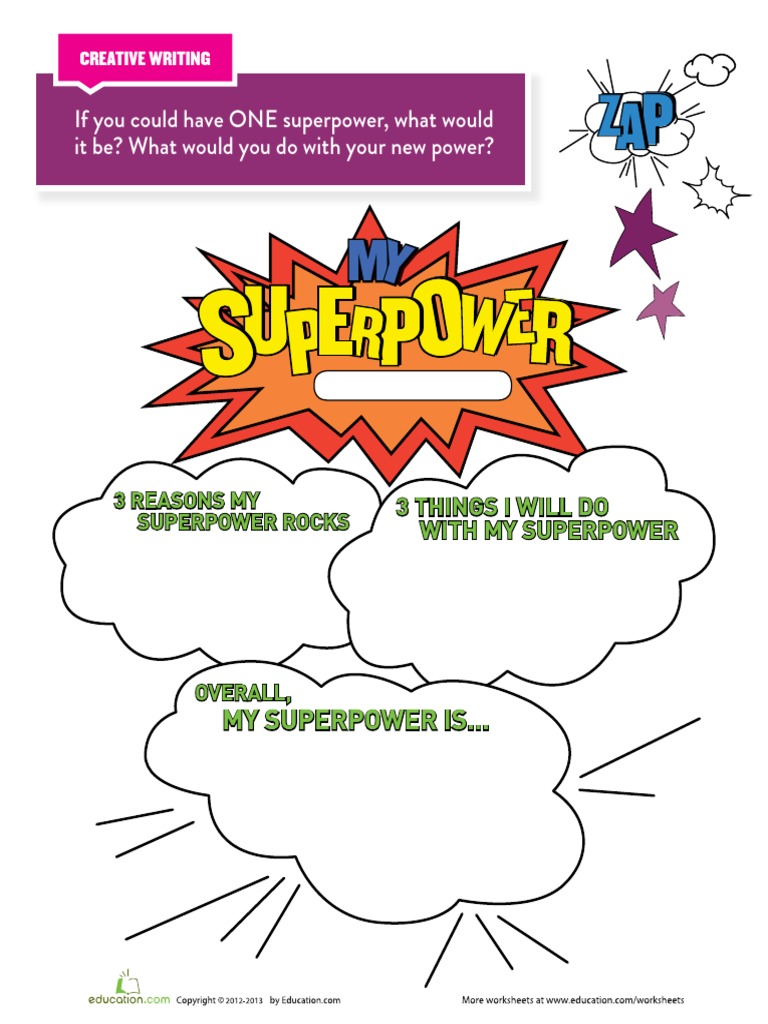 My Superpower: Creative Writing Guide | PDF | General Fiction