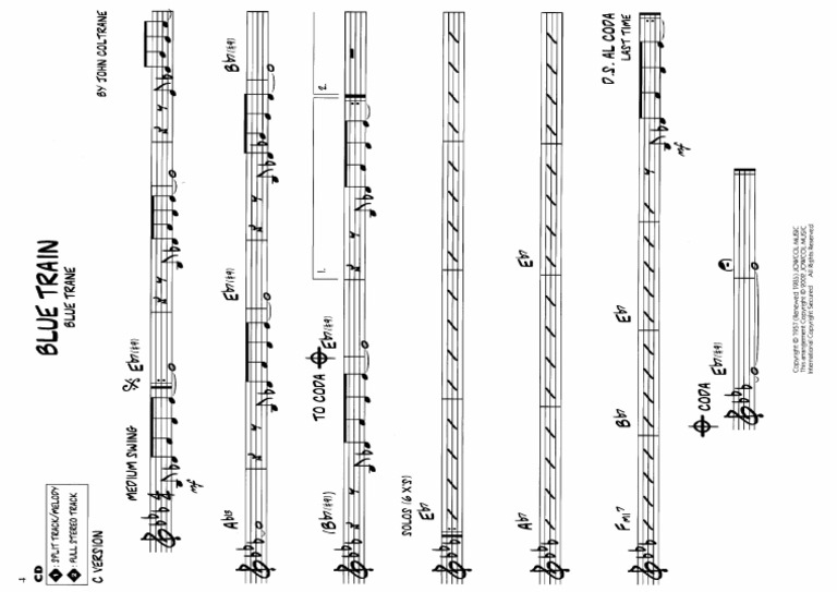 John Coltrane Blue Train | PDF