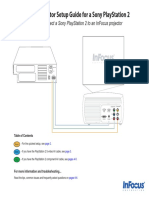 Infocus Projector Setup Guide For A Sony Playstation 2