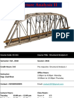 Structure Analysis II Structure Analysis II