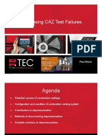 CAZ Test FAilures