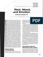 Affect, Mood and Emotion