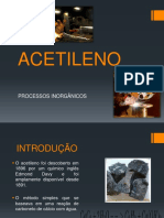 Processos de obtenção do acetileno