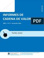 SSPE - Cadenas de Valor - Yerba Mate PDF