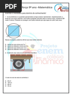 Reforço 9 Ano - Circulo e Circunferencia 2018