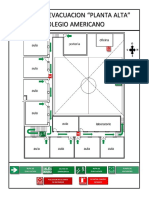 Plano de Evacuacion Planta Alta PDF