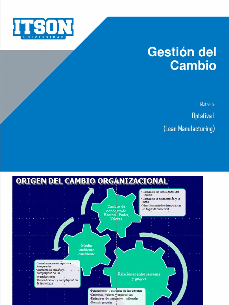 Impedimentos y Éxitos en Cambio Organizacional | PDF | Toma de decisiones