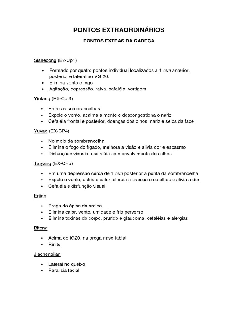 Pontos Extra | PDF | Especialidades médicas | Anatomia humana