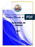 Plan Anual de Trabajo 2016 Iestp