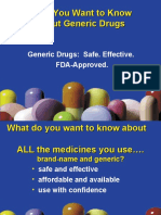 What You Want To Know About Generic Drugs