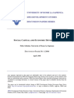 S C E D: University of Rome La Sapienza Spes Development Studies Discussion Papers Series
