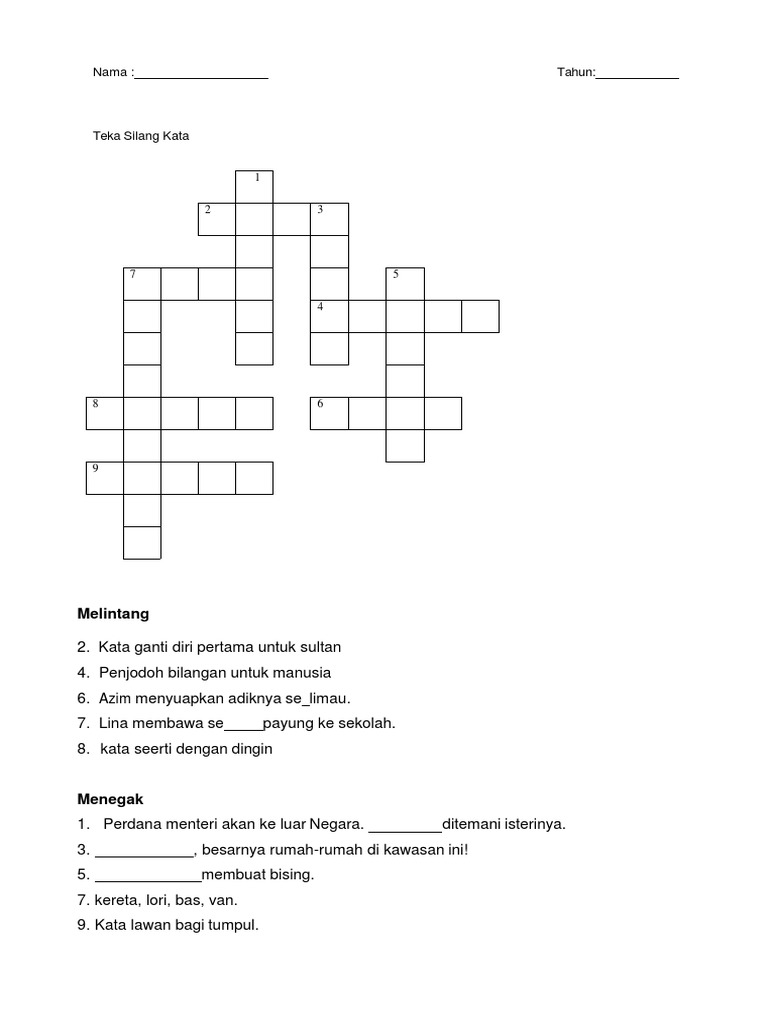Teka Silang Kata Bm Pdf