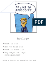 Apology