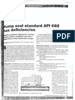 Seal Standard API 682 As Deficiencies