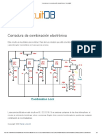 Cerradura de Combinación Electrónica _ CircuitDB