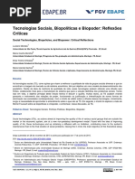 Tecnologias Sociais, Biopolíticas e Biopoder